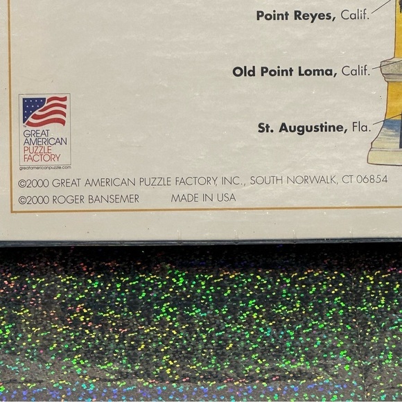 Great American Puzzle Factory 9800 Lighthouses USA Jigsaw Over 600+ PC SEALED - Picture 14 of 16